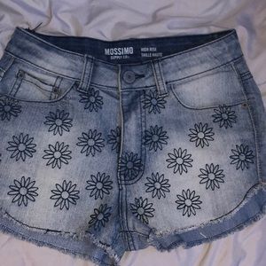 denim shorts